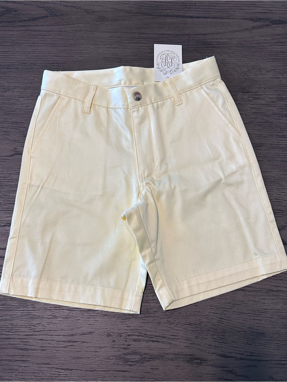The Beaufort Bonnet Company yellow boys shorts